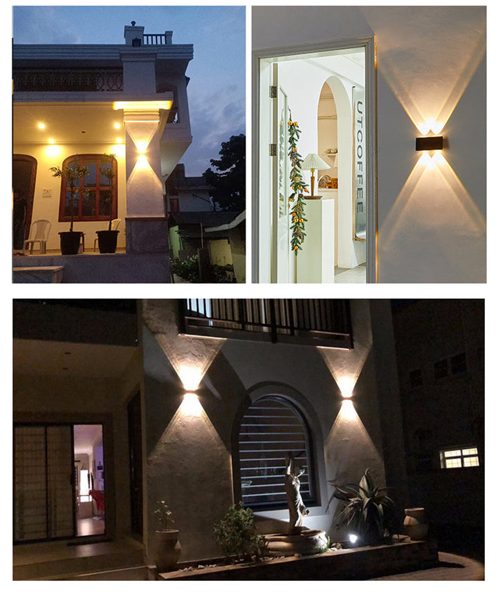 Lisslune | SolarRay – Sleek Solar Wall Lamp for Stylish Exteriors