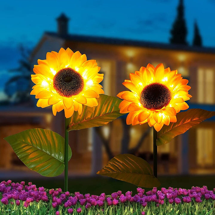 Lisslune | Solar-Sunflowers: Waterproof Garden Joy