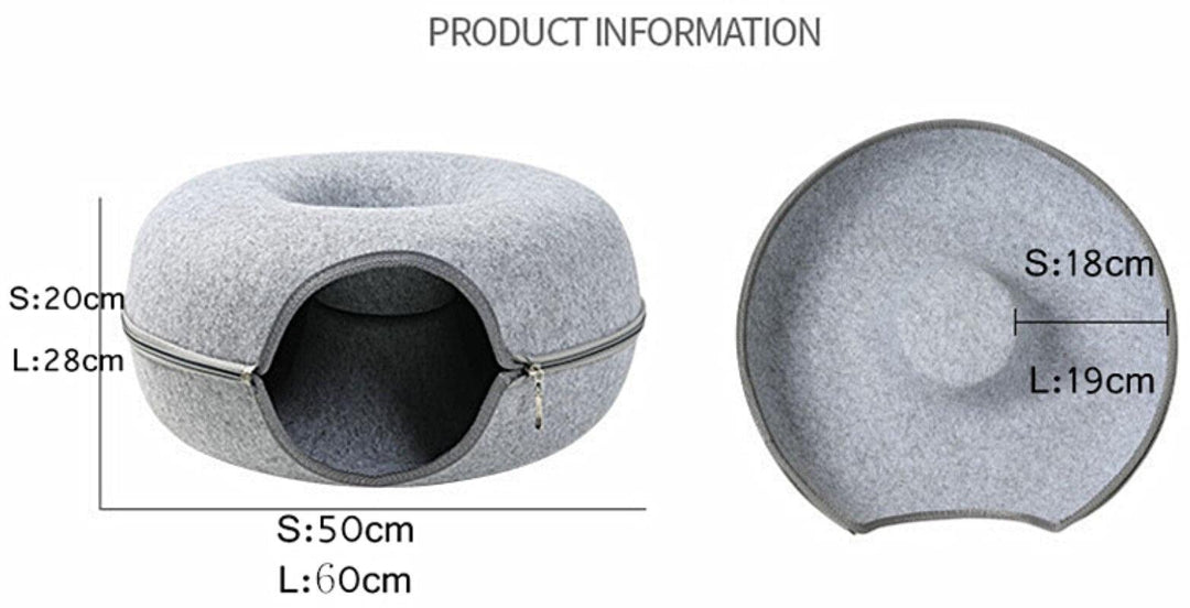 Lisslune | Purrfect Play Oasis: Versatile Cat Tunnel Bed with Training Features