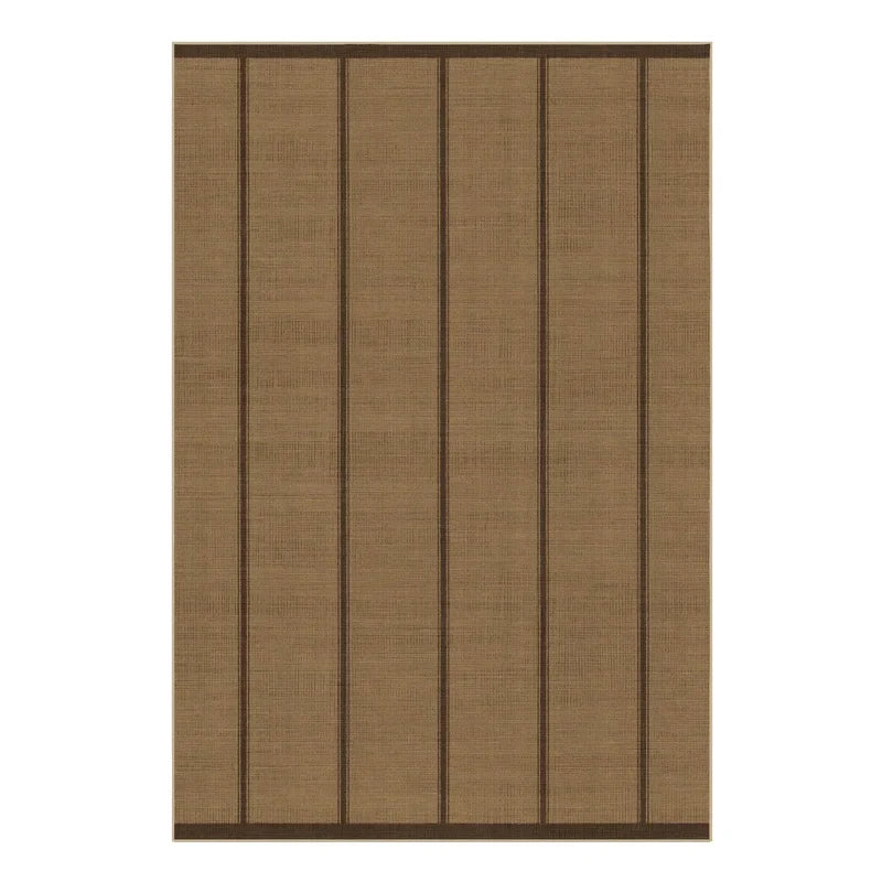 Rynx | Brown Living Room Area Rug Minimalist Check Pattern Bedroom Rug Geometric Pattern Home Dedicated Rug Creative Art Design Rug