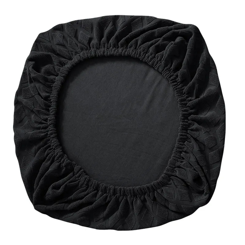 Lisslune | Spandex elastic office chair cover Jacquard seat covers pineapple mesh fleece protective cover elastic computer seat protector