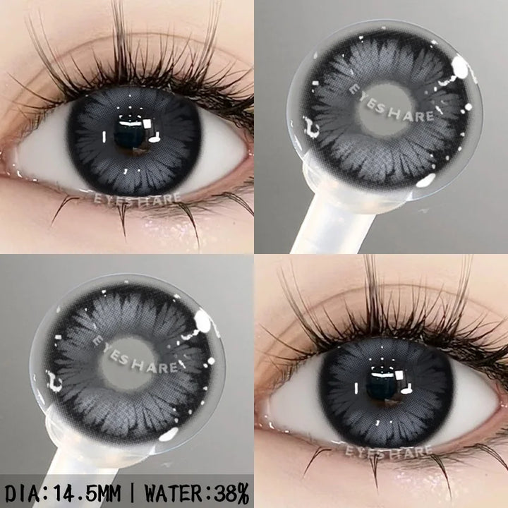 Rynx | 1 Pair purple lenses for eye color contact lenses anime pink lenses blue pupils for eyes Y2K lenses for natural eyes