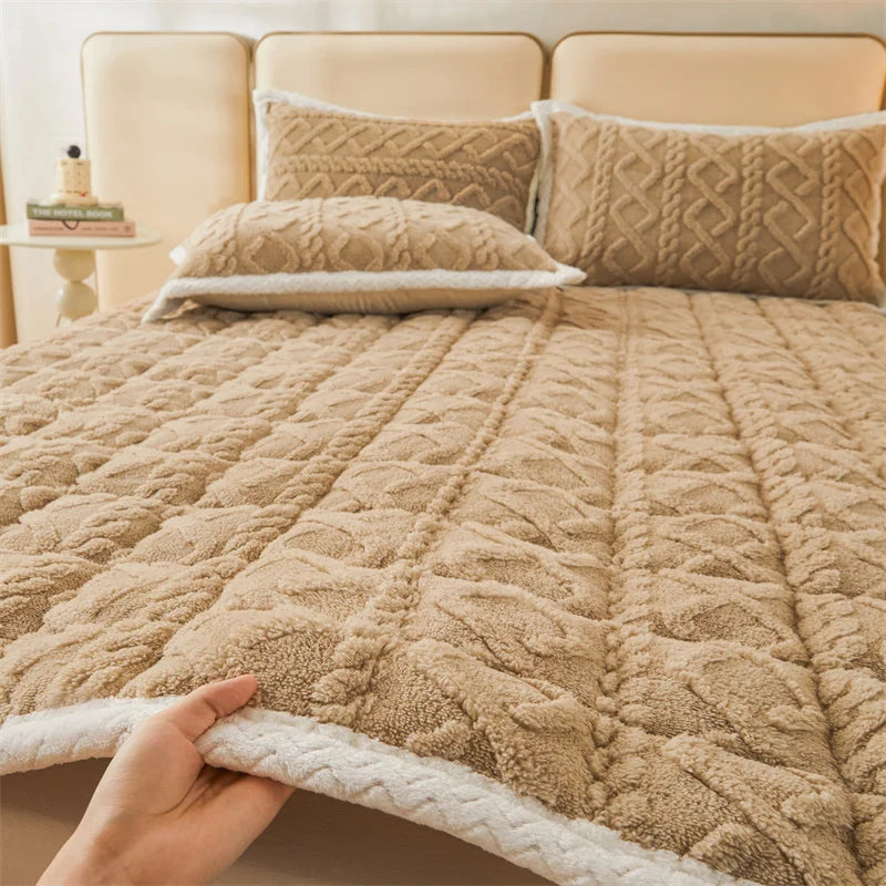 Lisslune | Thick Warm Winter Blanket Mattress Pad