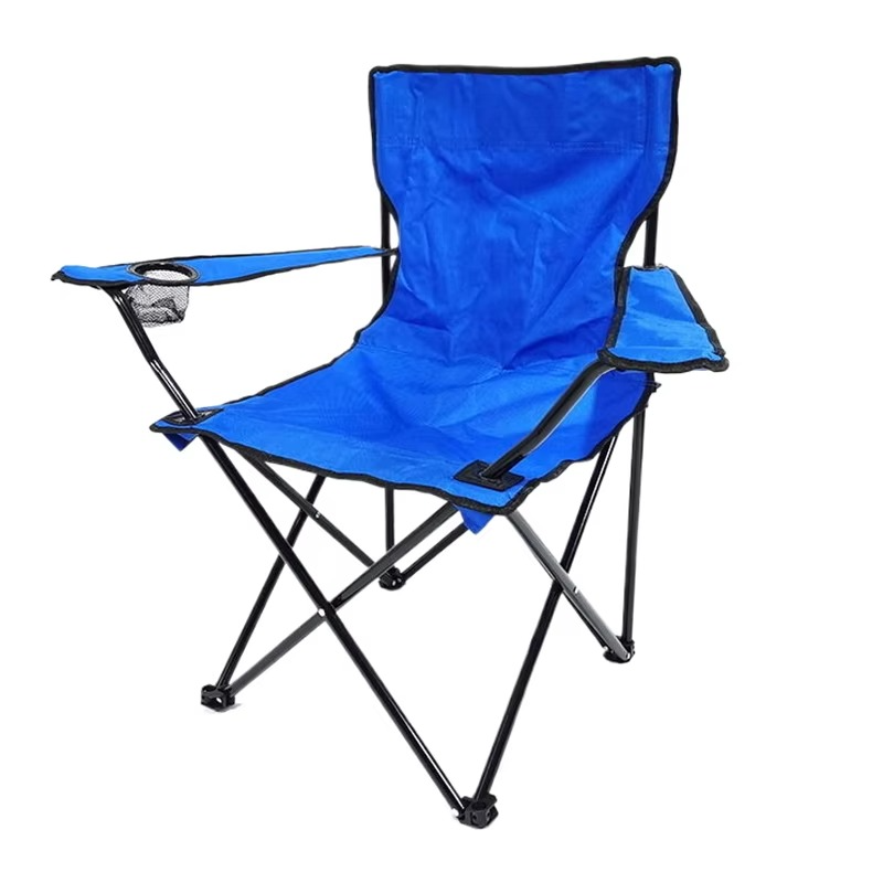 Lisslune | Portable Folding Camping Chair with Armrest, Backrest & Cup Holder