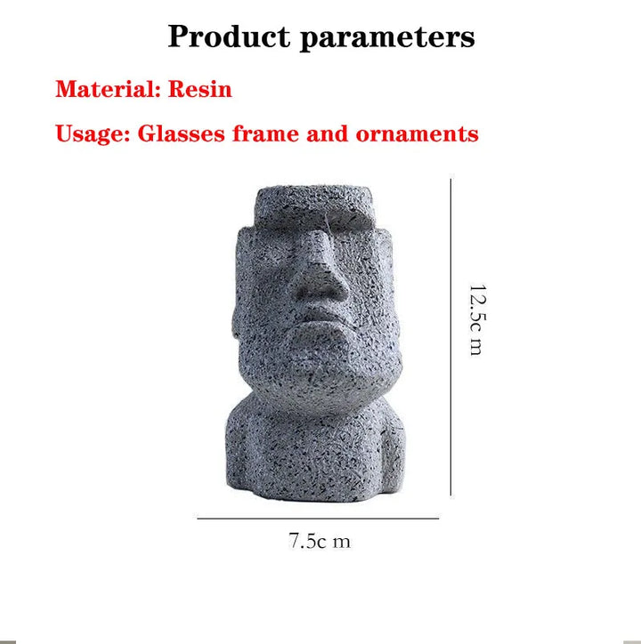Lisslune | Stone Face Eyeglass Holder Stand