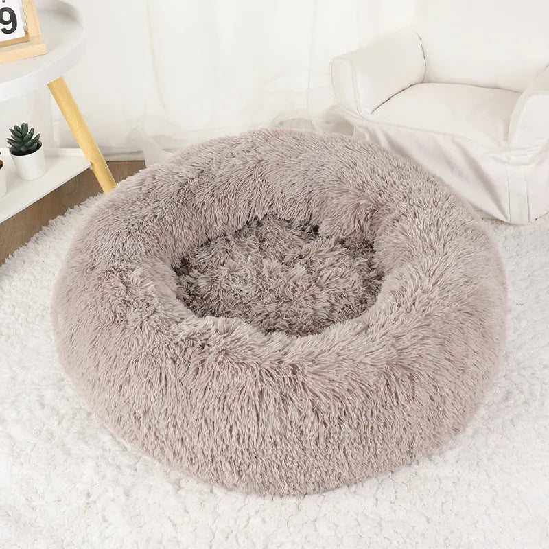 Lisslune | Calming Comfort Pet Bed | Breathable Plush Material