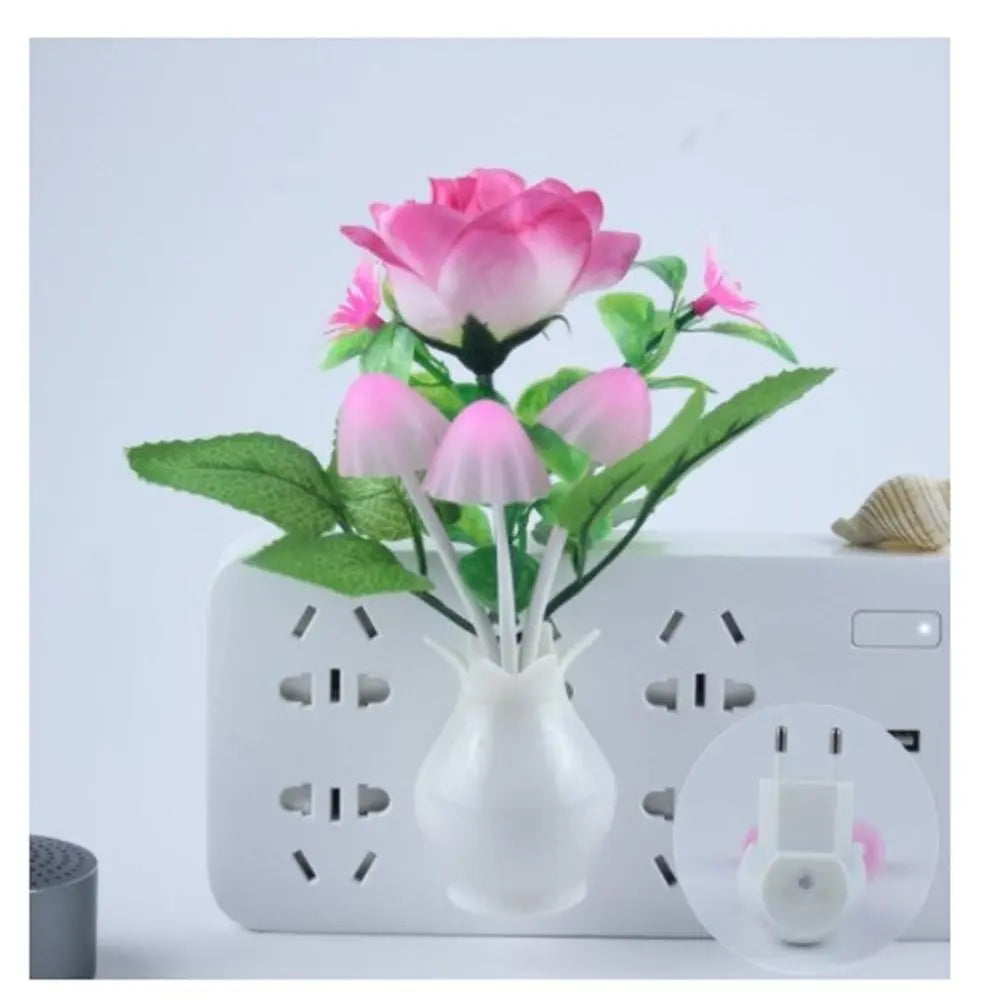 Lisslune | Mini Flower Vase Smart Light Sensor Night Lamp
