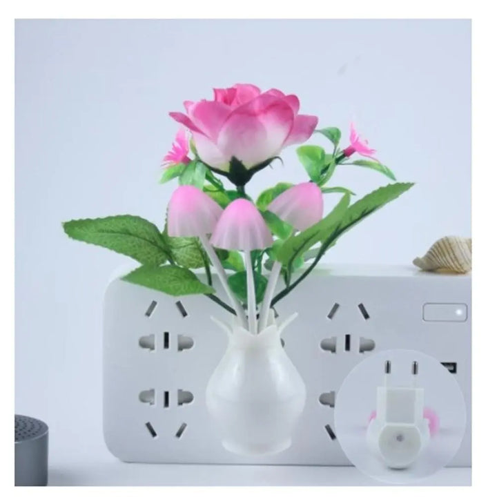 Lisslune | Mini Flower Vase Smart Light Sensor Night Lamp