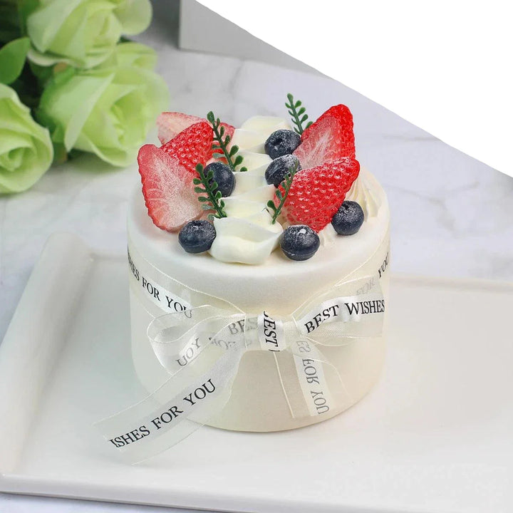 Lisslune | Realistic Artificial Sea Salt Room Cake Model - Ideal for Events, Home Decor, and Restaurant Displays