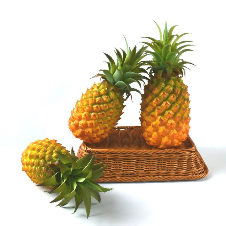 Lisslune | Vibrant Large Foam Yellow Pineapple for Craft and Decoration Displays