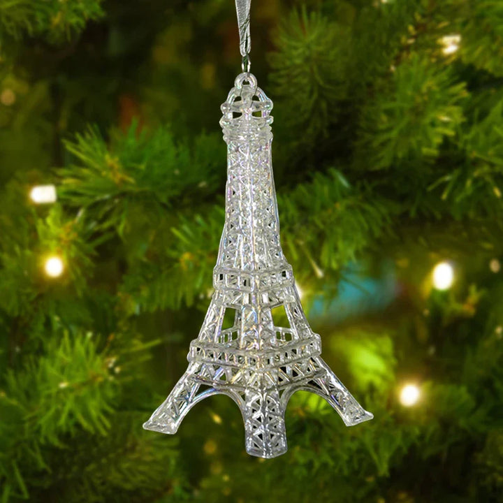 Rynx Christmas Tree Transparent Snowflake Hanging Ornaments Acrylic Pendants 2024 Christmas Decoration for Home Navidad Gifts New Year
