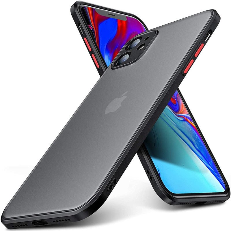 Lisslune | Matt transparent silicone protective case for iPhone