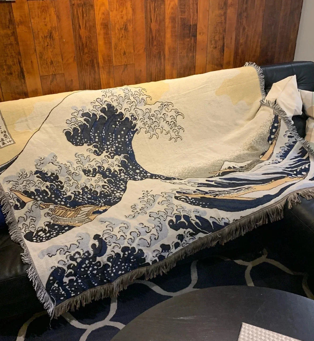 Lisslune | Gogh-inspired Starry Night Art Blanket