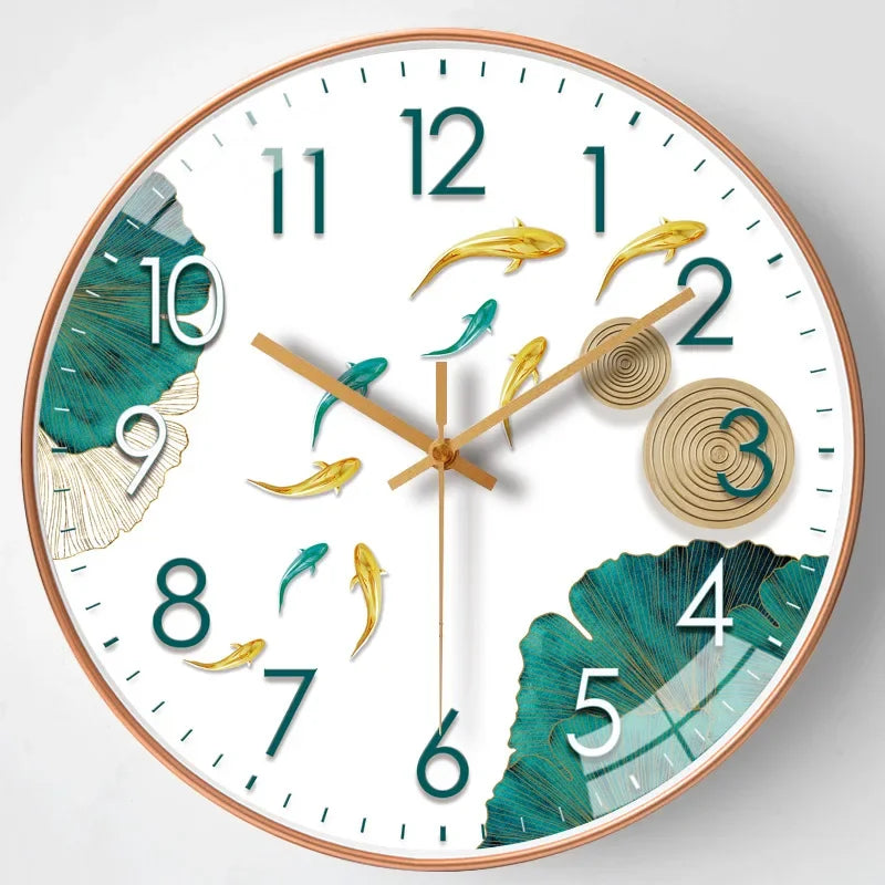 Lisslune | ScandiTick Elegant Wall Clock – Modern Design for Every Interior