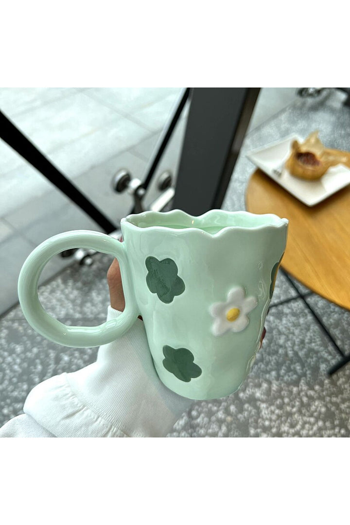 Lisslune | floral coffee cup