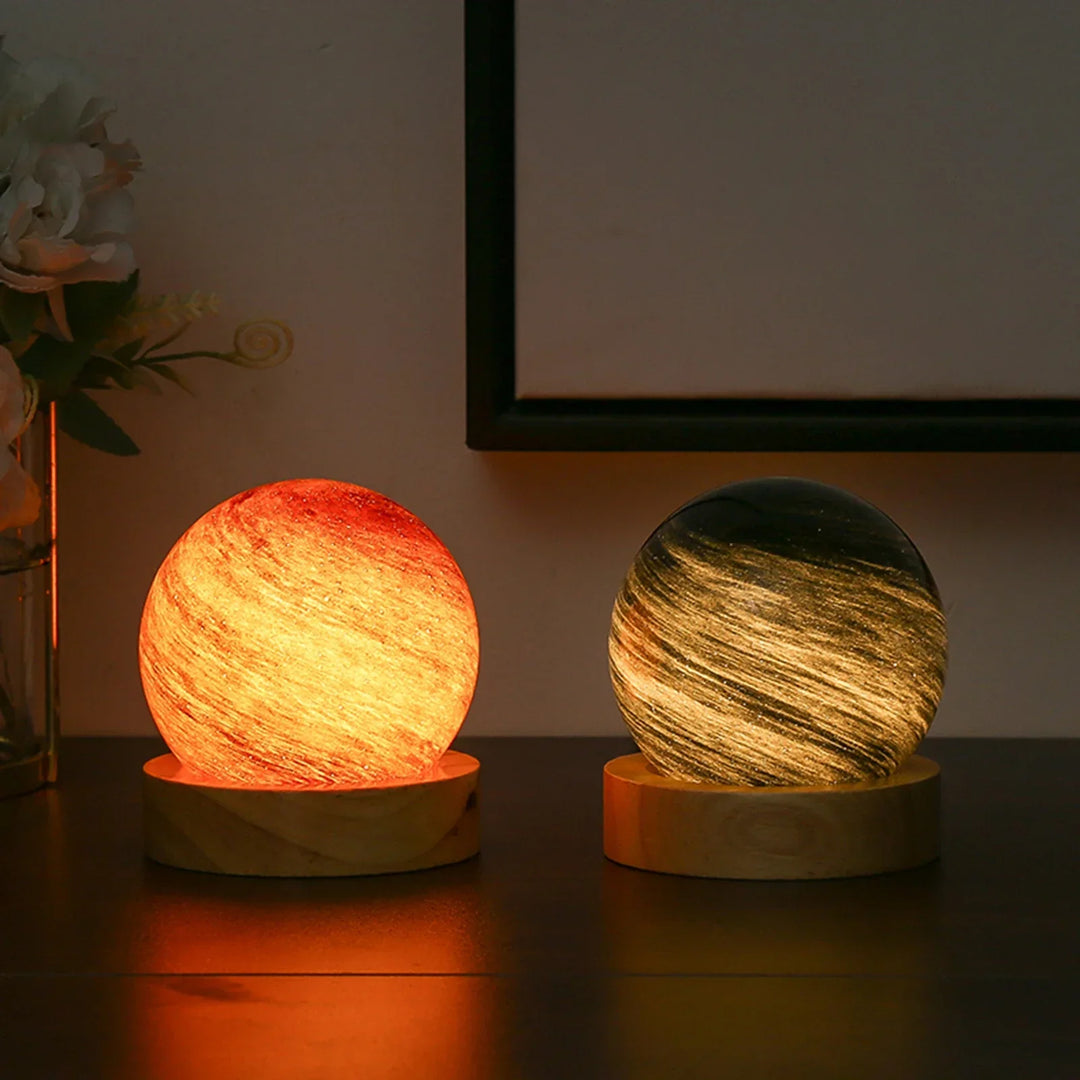 Lisslune | 3D Crystal Planets Atmosphere Night Lamp