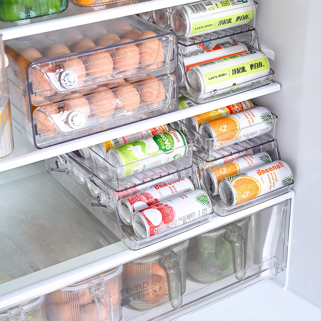 Lisslune | FreshStack - Space-saving stackable refrigerator containers