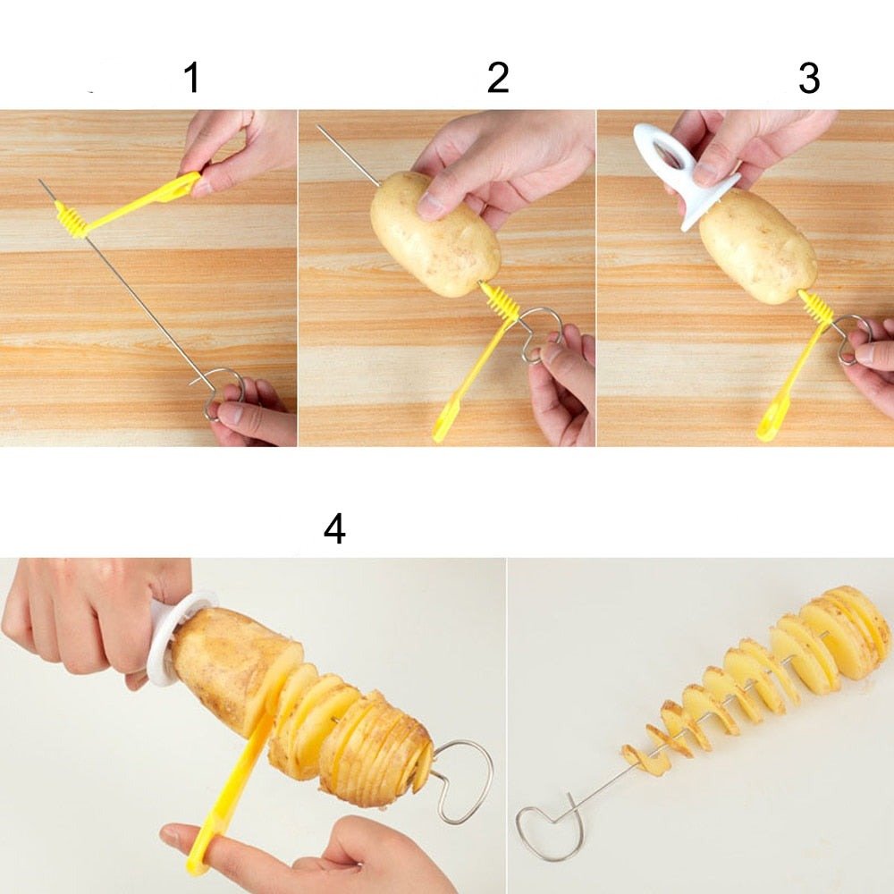 Lisslune | Curly Fries Spiral Cutter