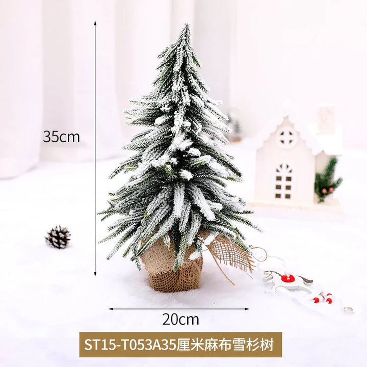 Rynx | Mini PE Christmas tree decoration Pine Topping Table Christmas tree Christmas home Party Wedding decoration New Year's gift