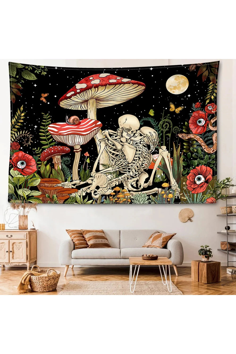 Lisslune | Skeleton Tapestry
