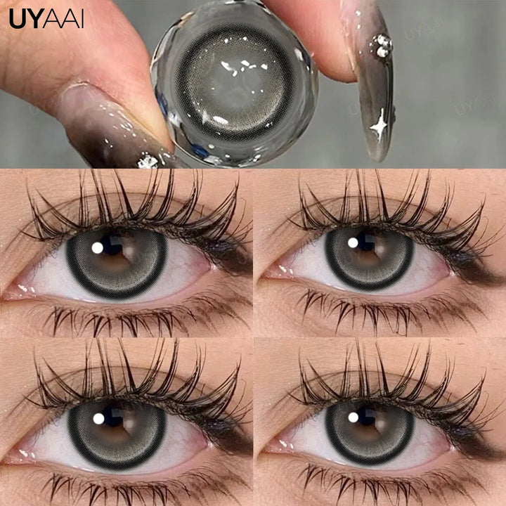 Rynx | Green contact lenses for eyes Cosmetic gray eye lenses y2k Korean style beauty eye color blue lenses