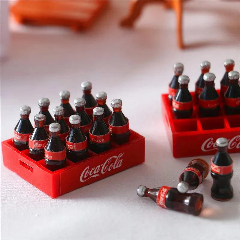 Lisslune | Elegant 1:12 Scale Miniature Drink Serving Trays for Dollhouse Sophistication