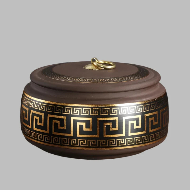 Lisslune | Premium Purple Tone Tea Storage Container for Optimal Pu'er Tea Storage
