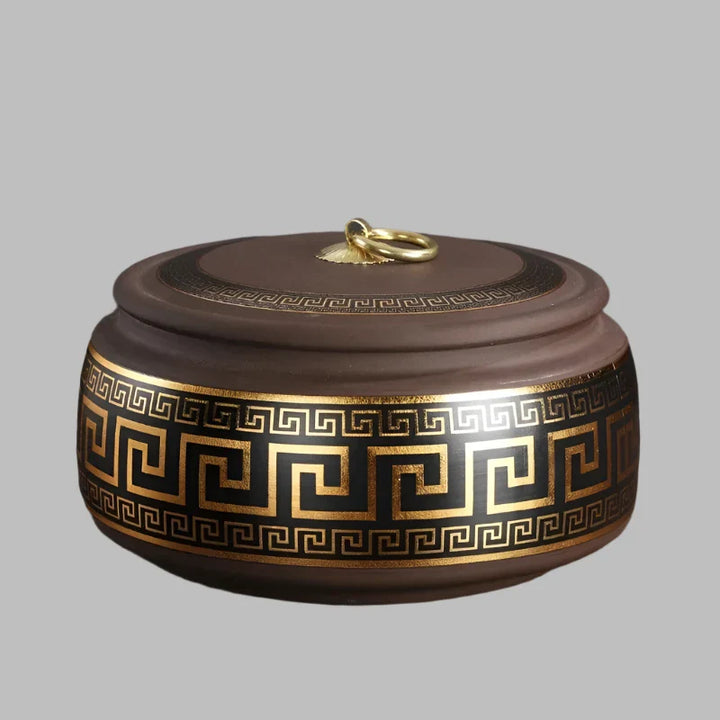 Lisslune | Premium Purple Tone Tea Storage Container for Optimal Pu'er Tea Storage