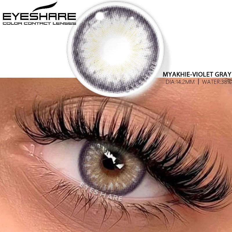 Rynx | 1 Pair Colored Contact Lenses for Cosmetic Eyes high-quality blue lenses gray contact lenses fashionable cosmetic green eye lenses