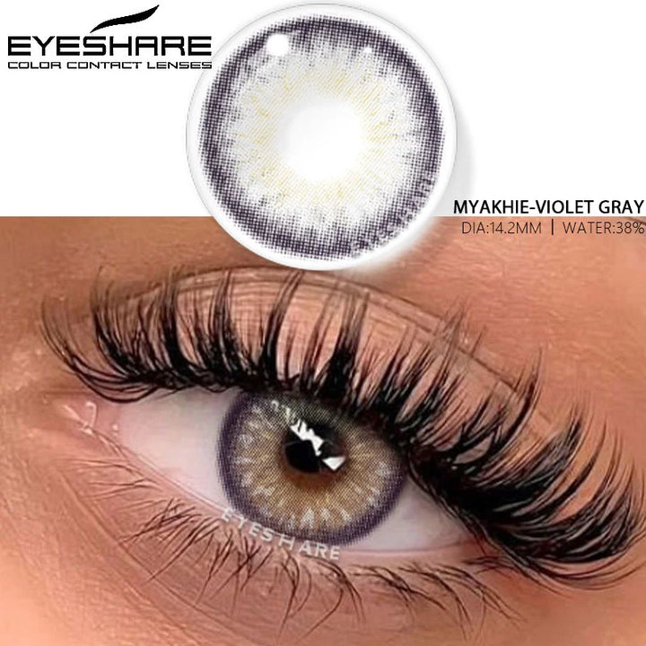 Rynx | 1 Pair Colored Contact Lenses for Cosmetic Eyes high-quality blue lenses gray contact lenses fashionable cosmetic green eye lenses