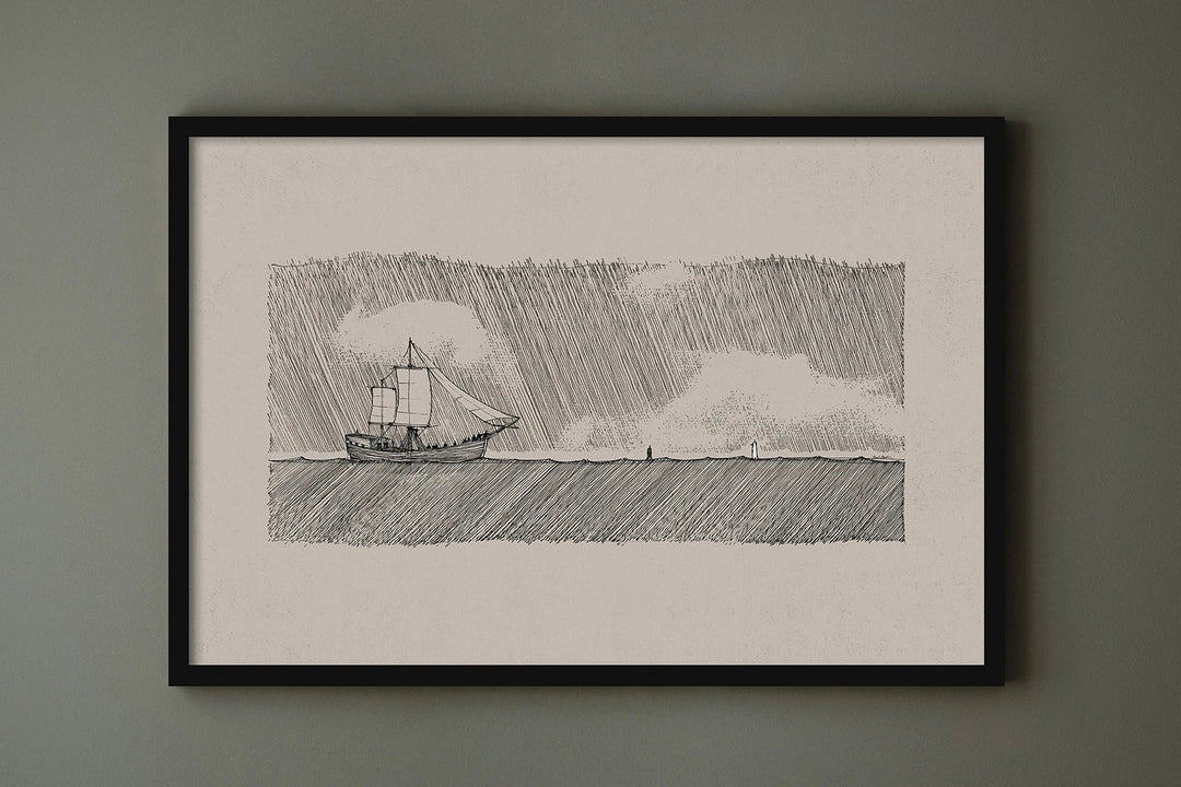 Lisslune | Walking Canvas Poster