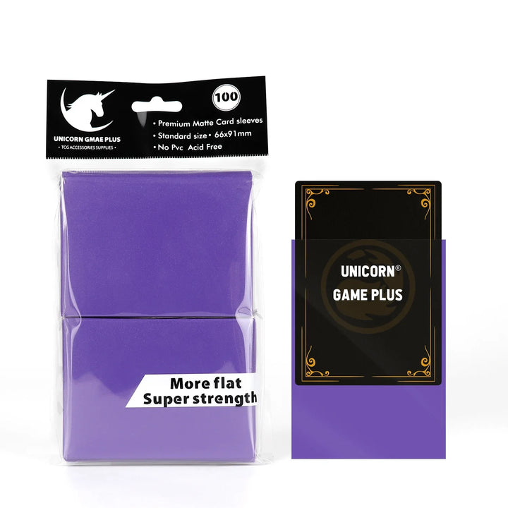 Rynx | 100 Pieces/Set Matte Standard Size Card Sleeves TCG Trading Cards Protection for Tarot Shield Board Games Magic Sleeves 66x91mm
