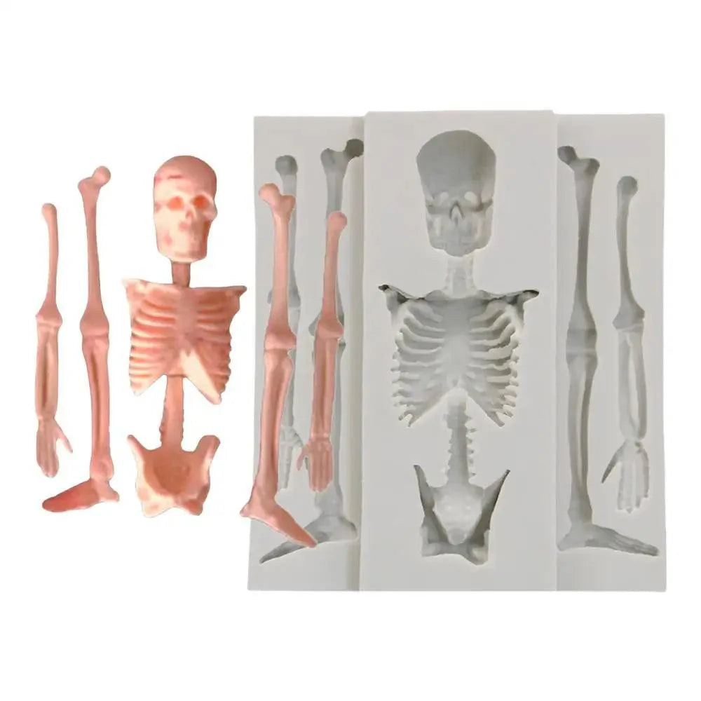 Lisslune | Creepy Creative Skeleton Silicone Mold for Baking and Crafting Adventures