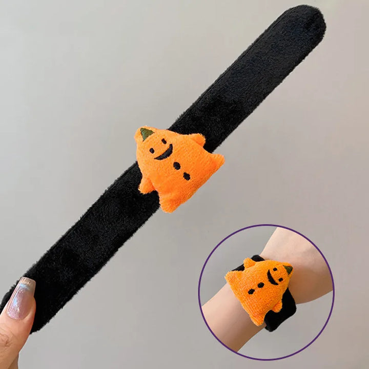 Rynx | Halloween 3D Tube Bracelet Pumpkin Witch Ghost Spider Decoration Bracelet Gift Kids Cartoon Finger Ring Props Party Supplies