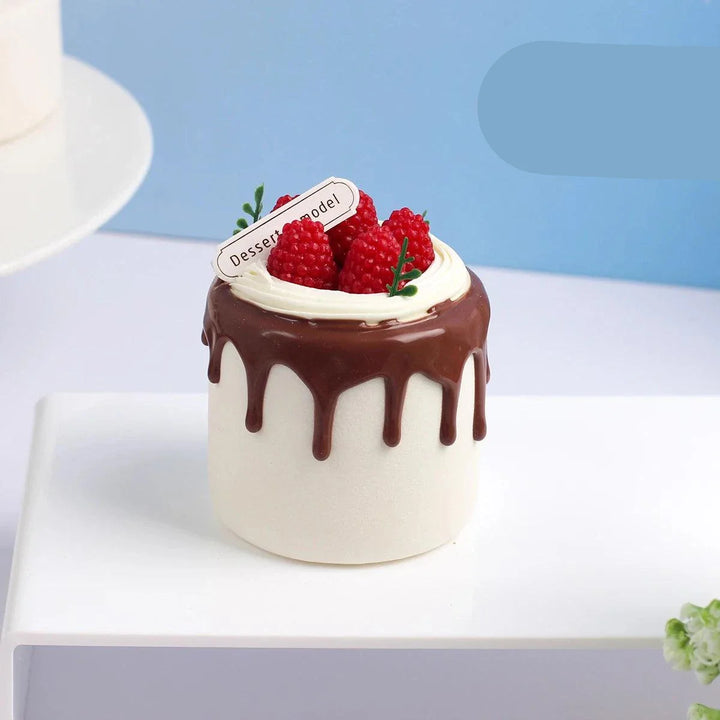 Lisslune | Realistic Artificial Sea Salt Room Cake Model - Ideal for Events, Home Decor, and Restaurant Displays