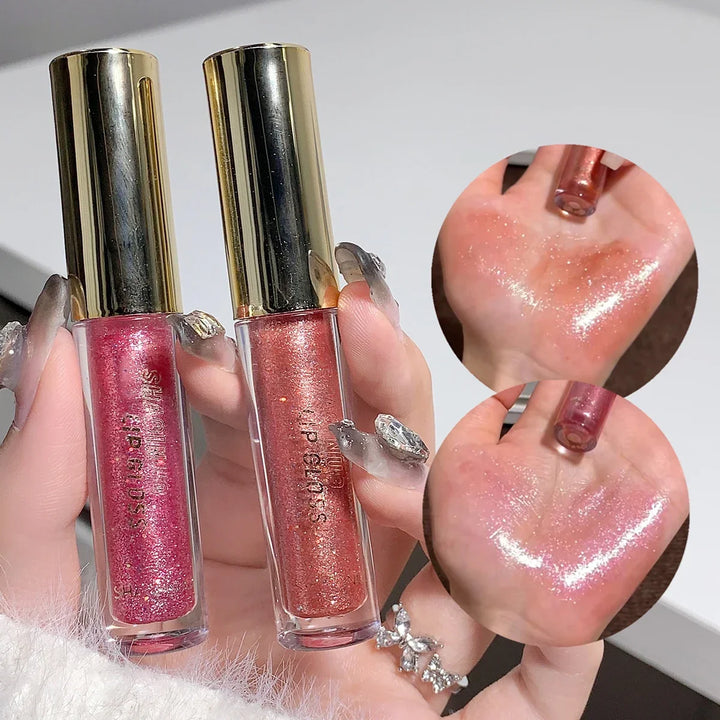 Rynx | Moisturizing, volumizing and sparkling lip gloss, water-glossing mirror lip shine, moisturizing and hydrating lip oil for sensual lips