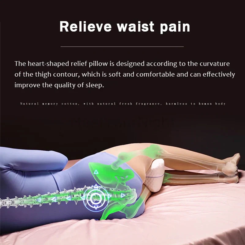 Lisslune | Orthopedic Memory Foam Leg Pillow - ComfortFoam