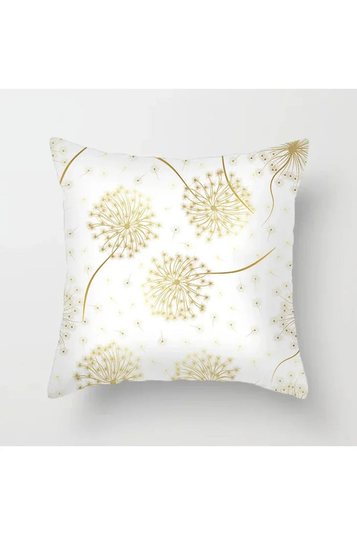 Lisslune | Yellow leaf polyester pillowcase
