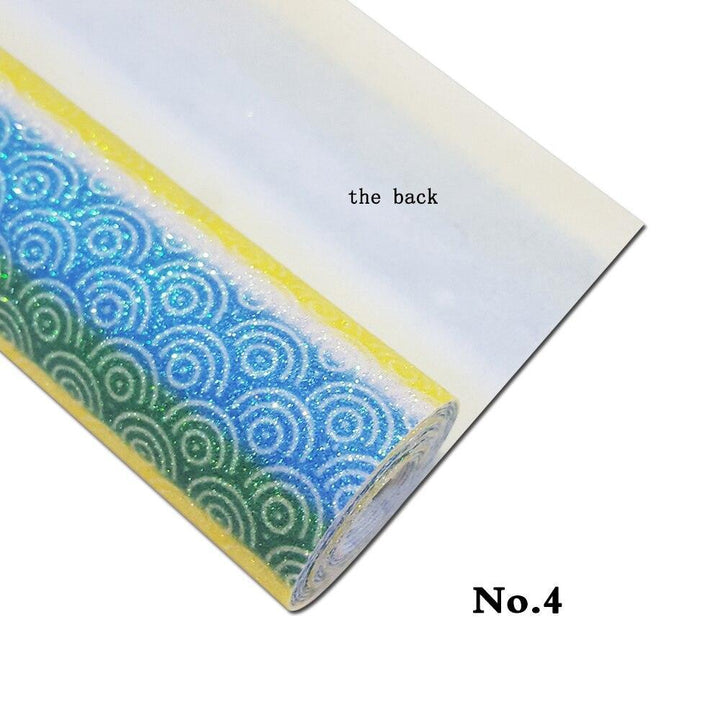 Lisslune | Vibrant Glitter Faux Leather Craft Roll - Ignite Your Creative Projects