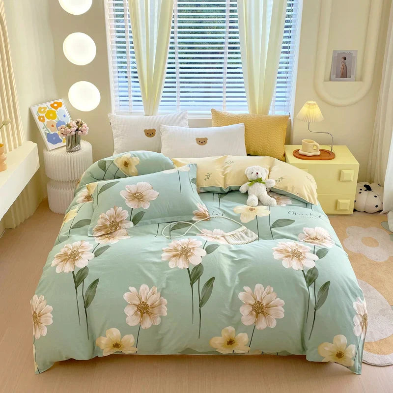 Rynx | Khaki Striped Check Blanket Adults Kids Home Hotel Room Decoration Double Skin-friendly Comfort 100% Cotton Bedding 1 Piece