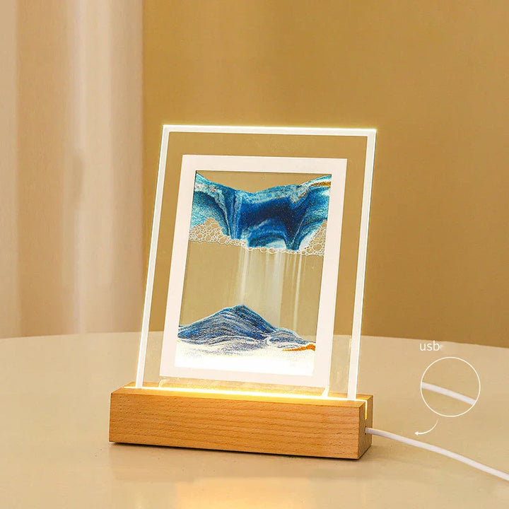 Lisslune | Sand Art LED Quicksand Artistic Table Lamp