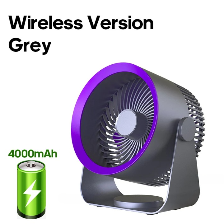 Lisslune | Multifunctional Electric Fan Circulator with 4000mAh Battery – AirFlex