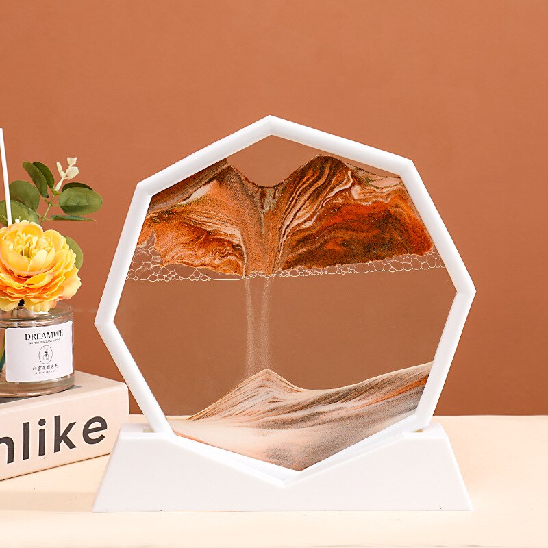 Lisslune | Deep Sea Flowing Hexagon Sand Decor