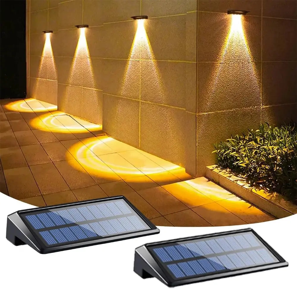 Lisslune | EcoRadiance Solar Accent Lights 2-Piece Set | Outdoor Lighting | Energy Efficient | Decorative Light for Garden & Terrace