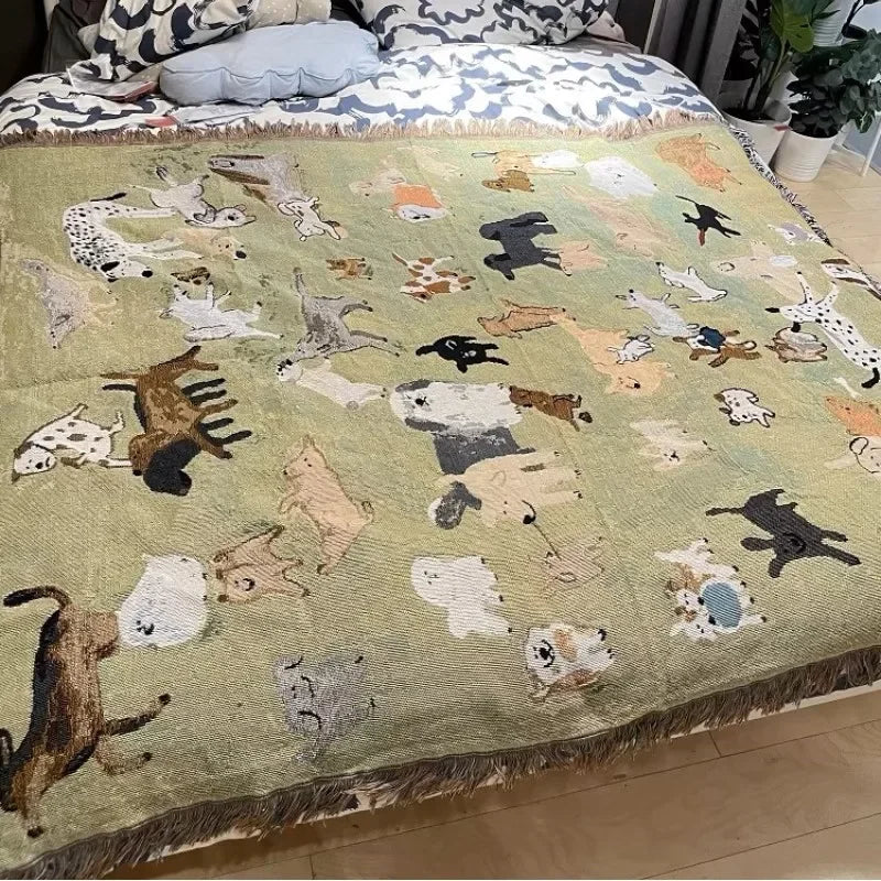 Lisslune | Dog tile blanket