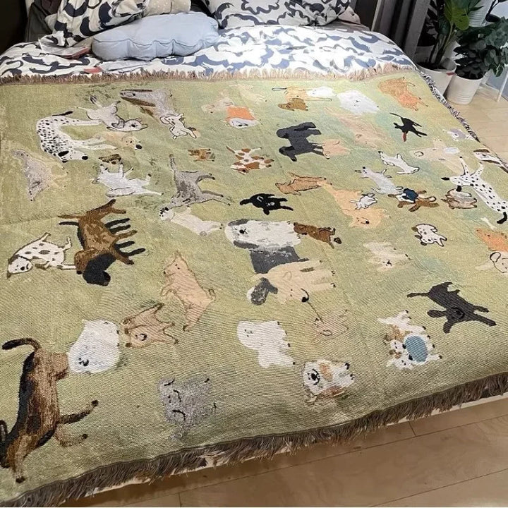 Lisslune | Dog tile blanket
