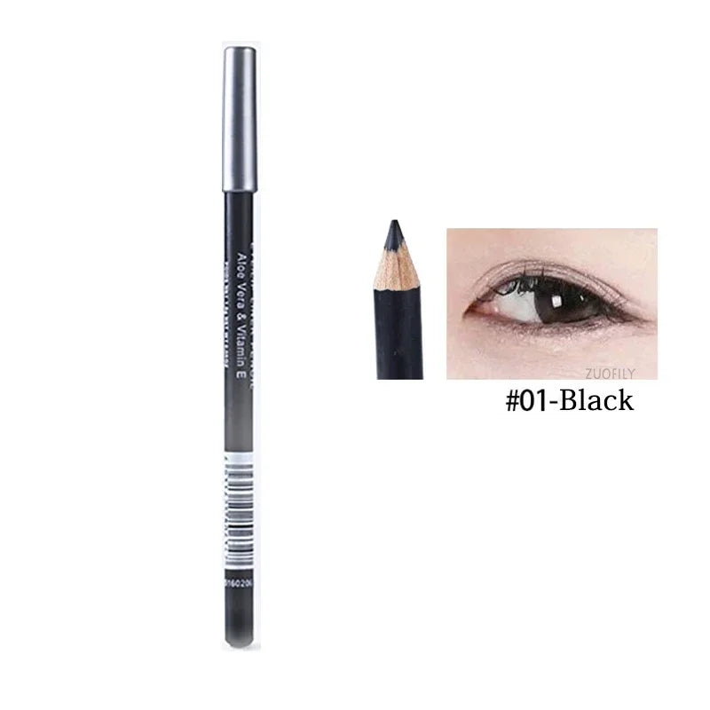 Rynx | Black Eyeliner Pencil Professional Makeup Brown Matte Eyebrow Pencil Waterproof Long-lasting Smooth Pencil Beauty Tool Accessories