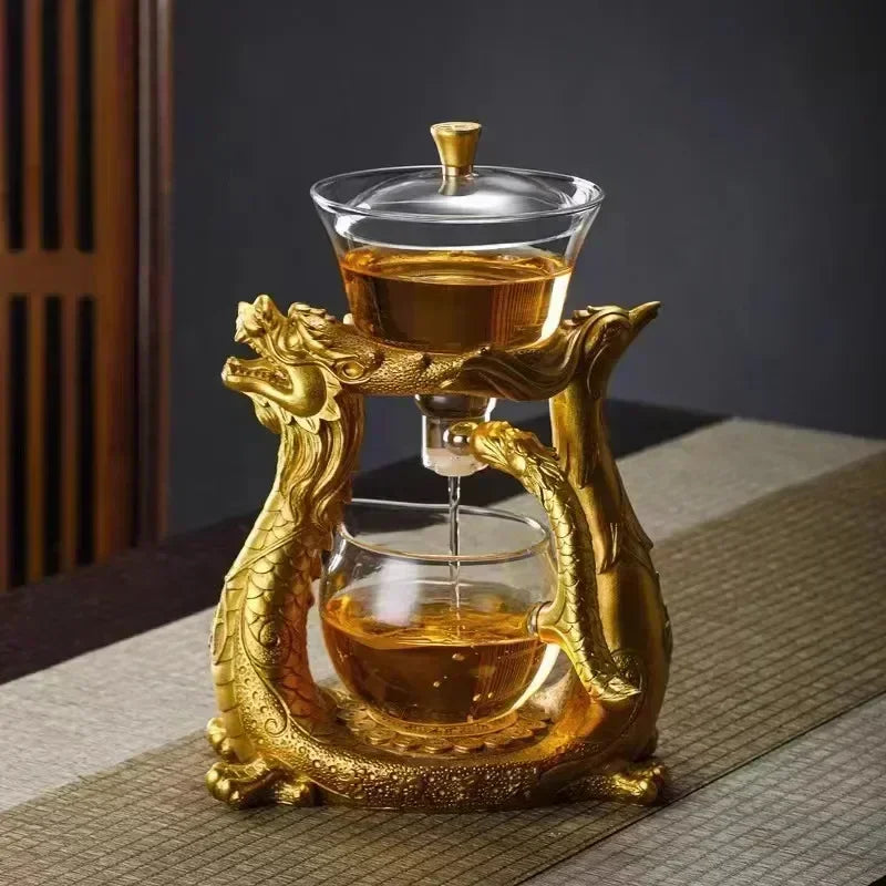 Lisslune | Dragon Phoenix Fully Automatic Magnetic Teapot