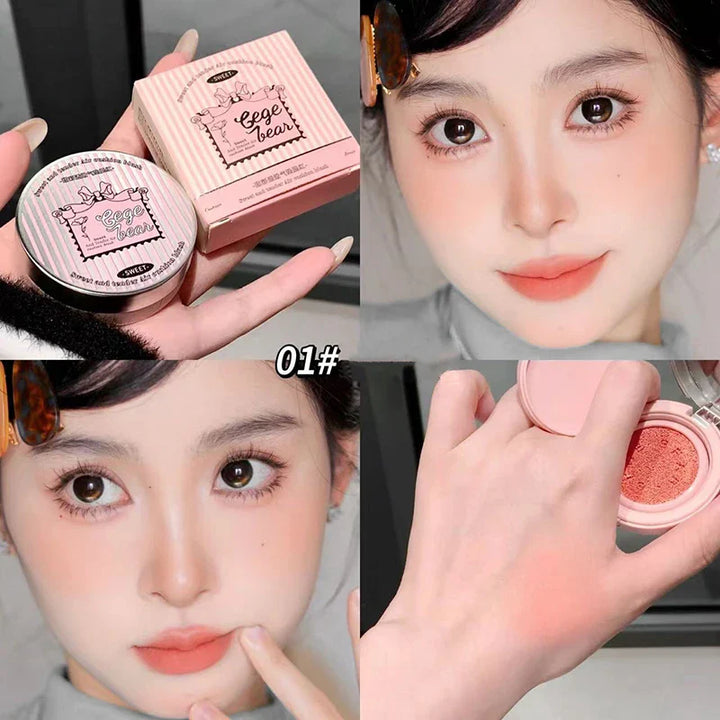 Rynx | Sweet liquid rouge air cushion nude natural face brightening apricot peach tone blush shading rouge rubor Korean makeup cosmetics