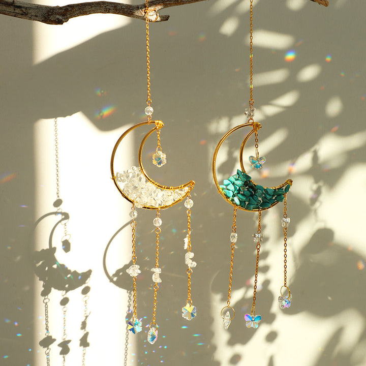 Lisslune | Crystal Sun Catcher Moon Decor